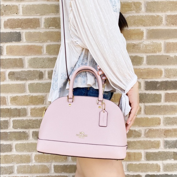 SALE‼️‼️ Coach small dome satchel crossbody pink - Picture 3 of 5